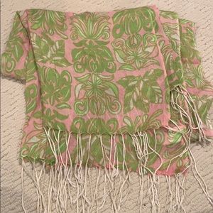 Lilly Pulitzer cashmere and silk scarf